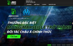 Giao diện trang cá cược JBO thiết kế khoa học, bắt mắt